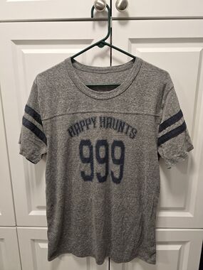 RARE Disney Parks 999 Happy Haunts Gray 'Happy Haunts 999' Kids Short-Sleeve Tee